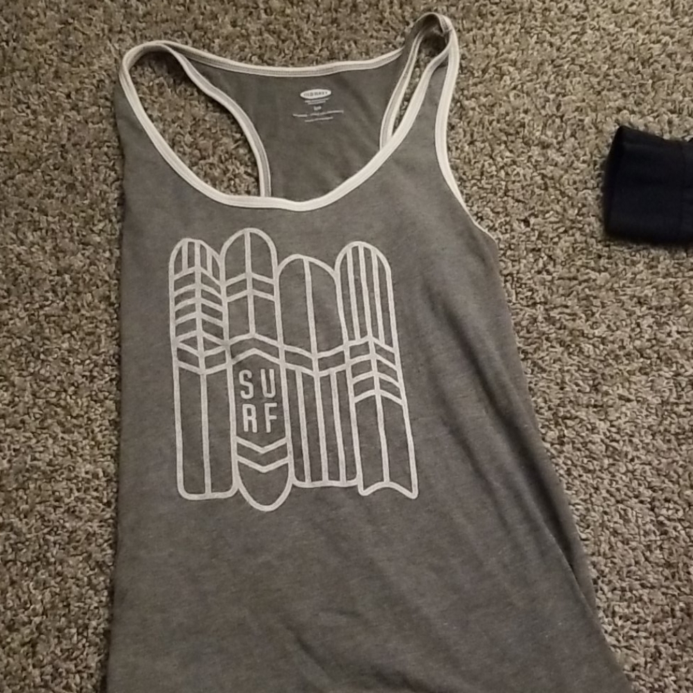 Tank top surfs up